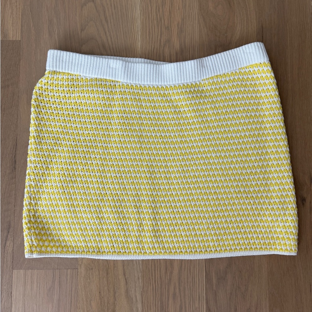 Future Collective Cable Knit Mini Skirt